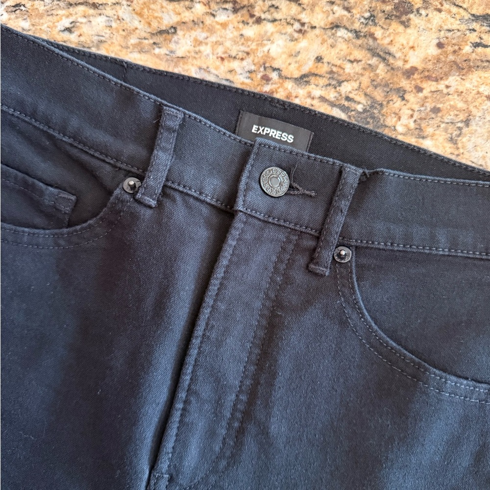 Express Women's Skinny Jeans - Black - Picture 3 of 9